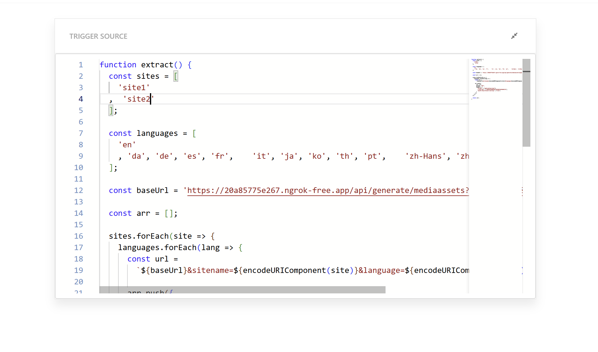 Trigger Configuration